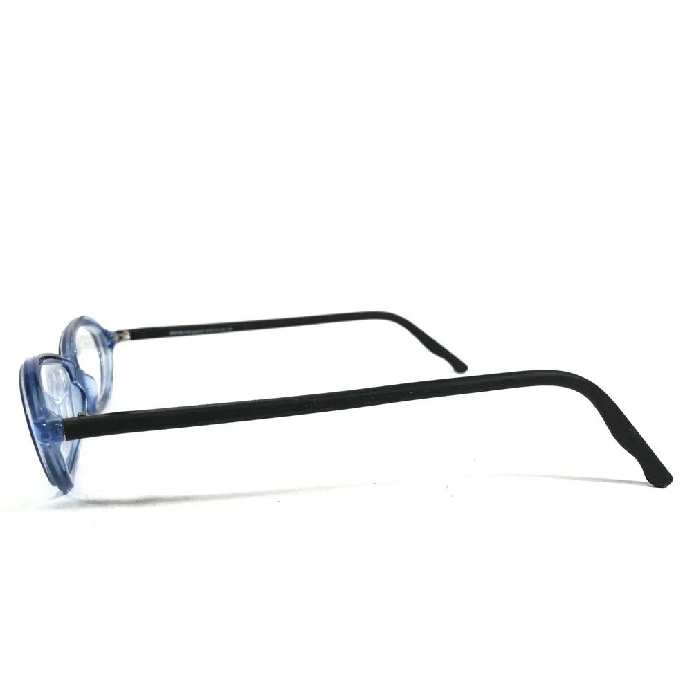 Emporio Armani Eyeglasses Frames 614 414 Black Clear Blue Oval 52-16-135